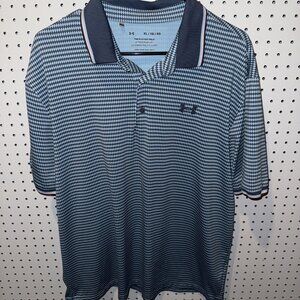 Under Armour Playoff 2.0 Printed Polo Shirt – Men’s XL – Loose Fit – Golf